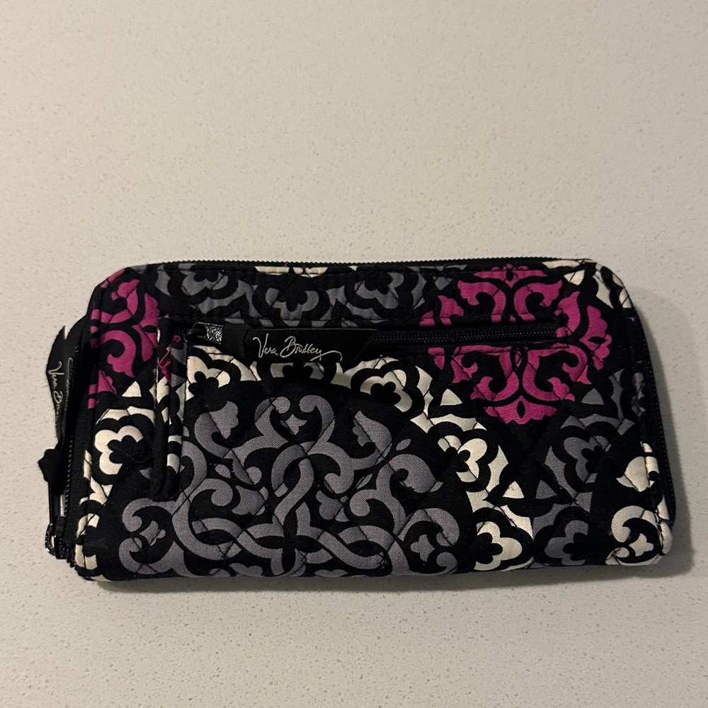 Vera Bradley Black and Pink wallet